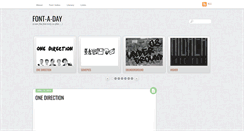 Desktop Screenshot of fontaday.com
